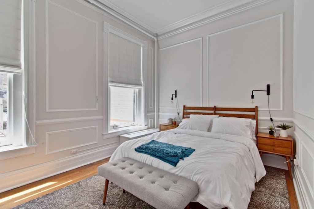 Вилла Historic Luxury Townhouse In Downtown Чикаго Экстерьер фото