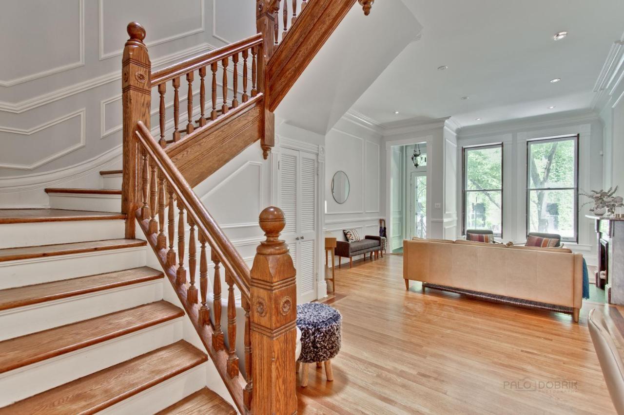 Вилла Historic Luxury Townhouse In Downtown Чикаго Экстерьер фото
